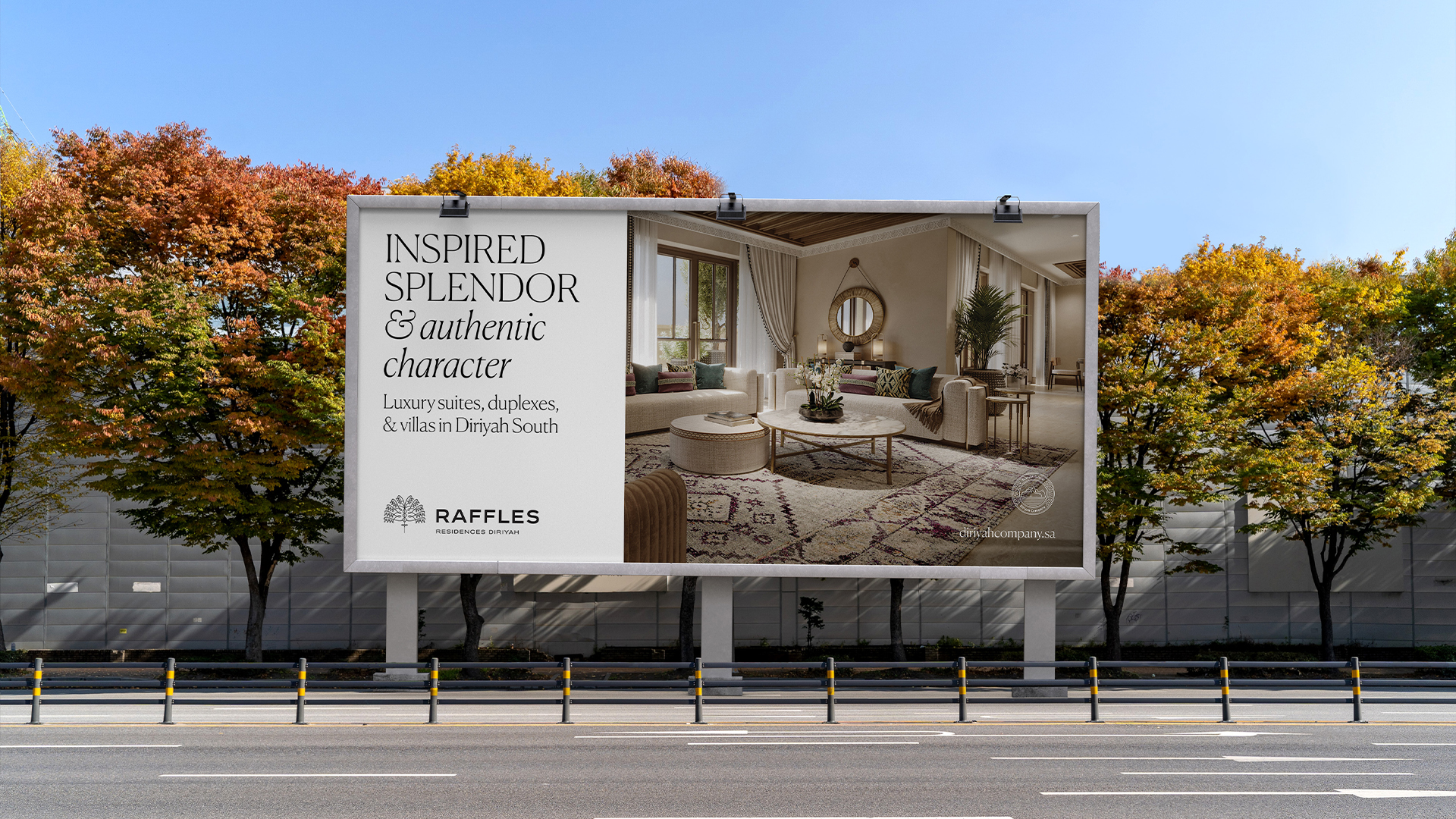 Raffles Residences Diriyah • Real Estate Branding • Conway+