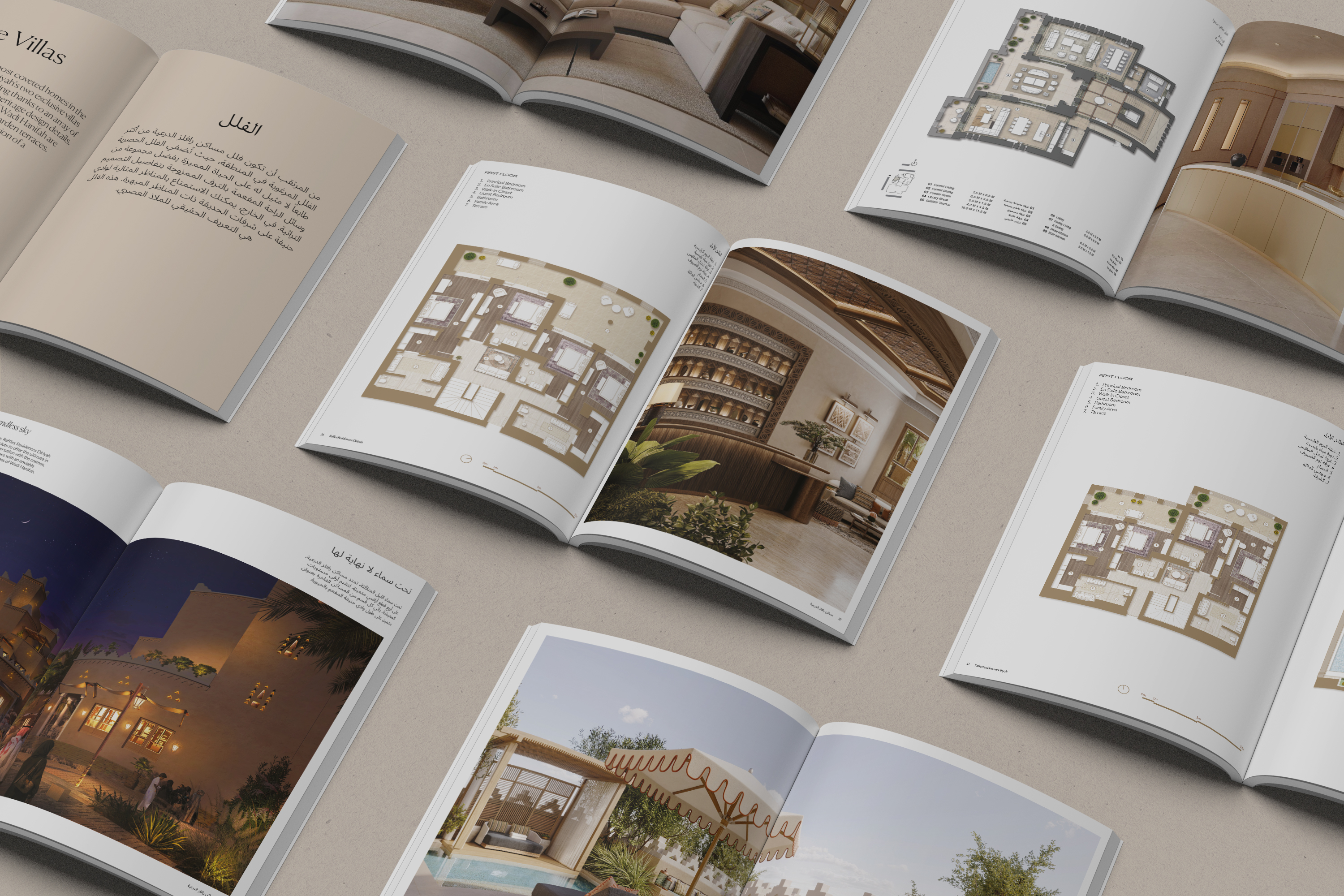 Raffles Residences Diriyah • Real Estate Branding • Conway+